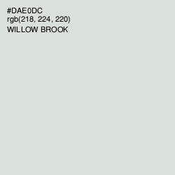 #DAE0DC - Willow Brook Color Image